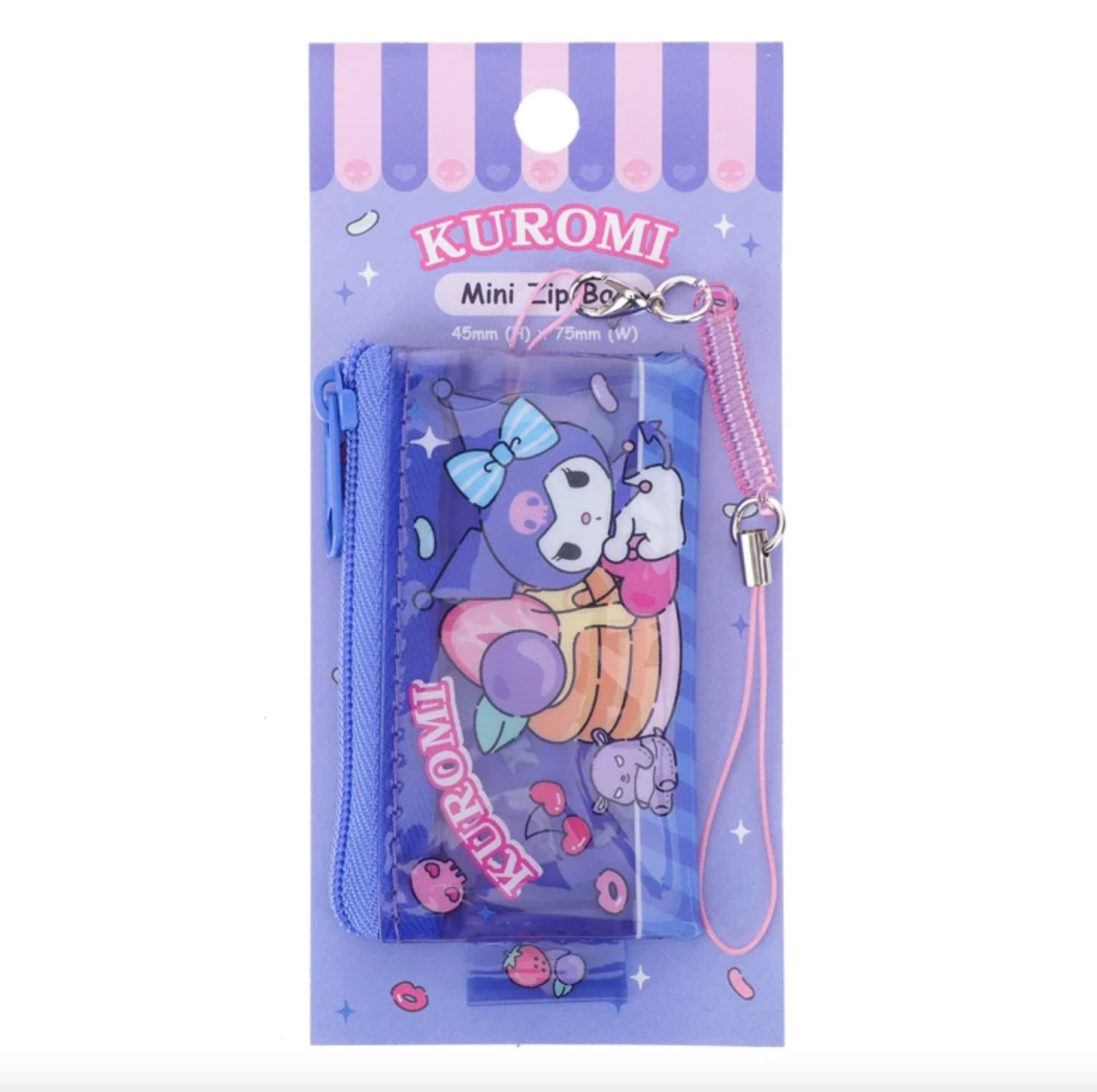 Kuromi 迷你PVC袋電話繩 9-5341-67