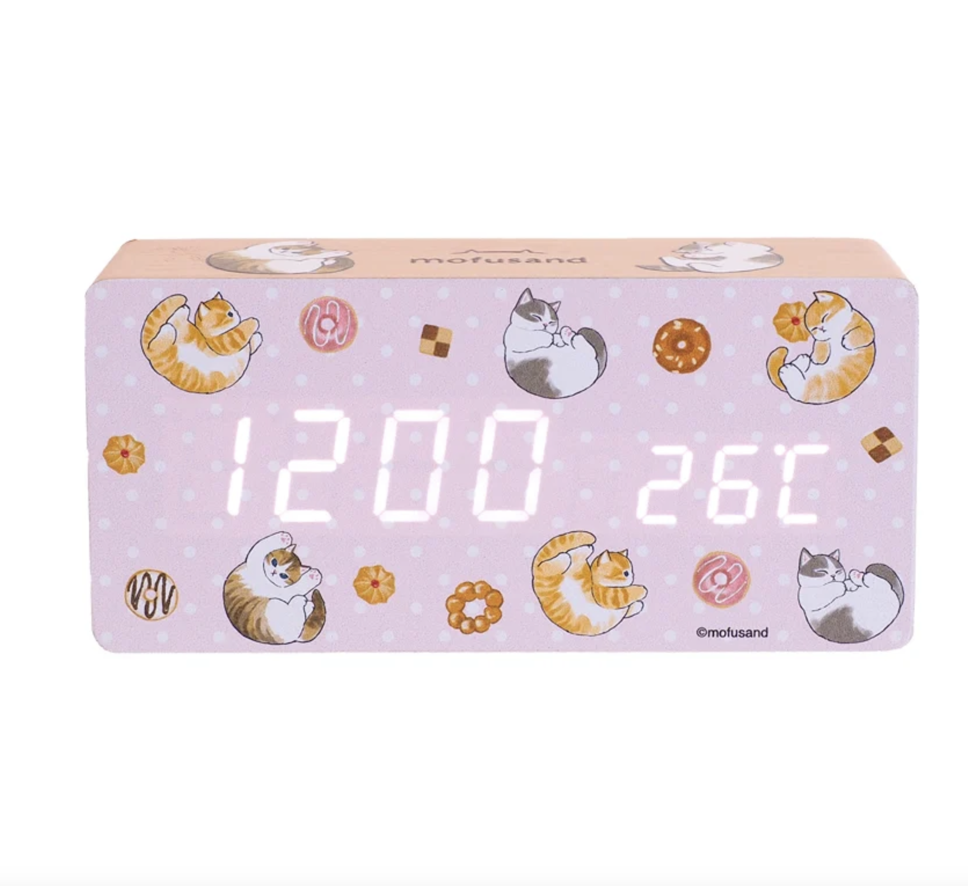 Mofusand 桌上款LED 電子鐘 MOF-8320-1