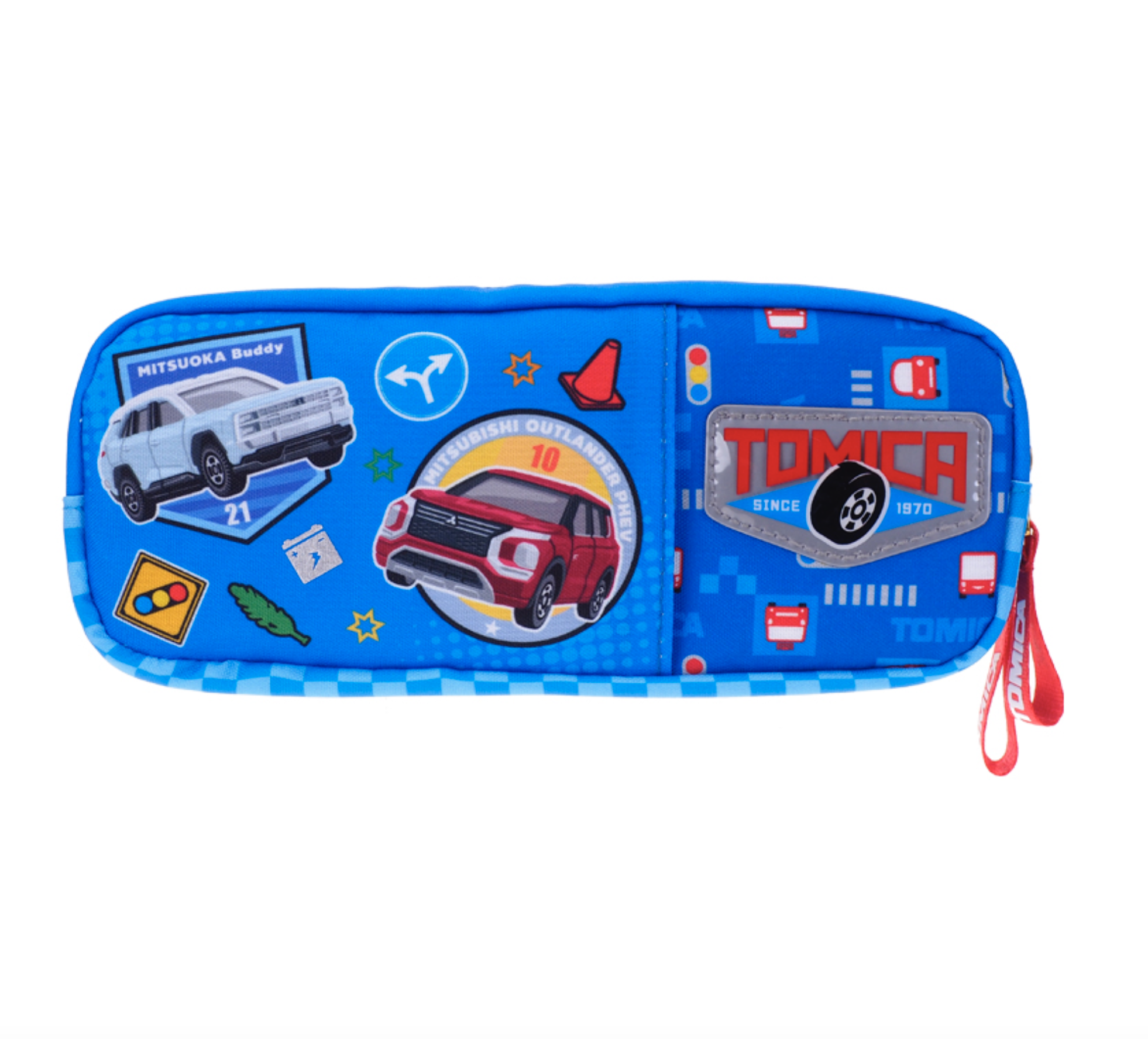 Tomica 雙拉鏈筆袋 TM-7462-2