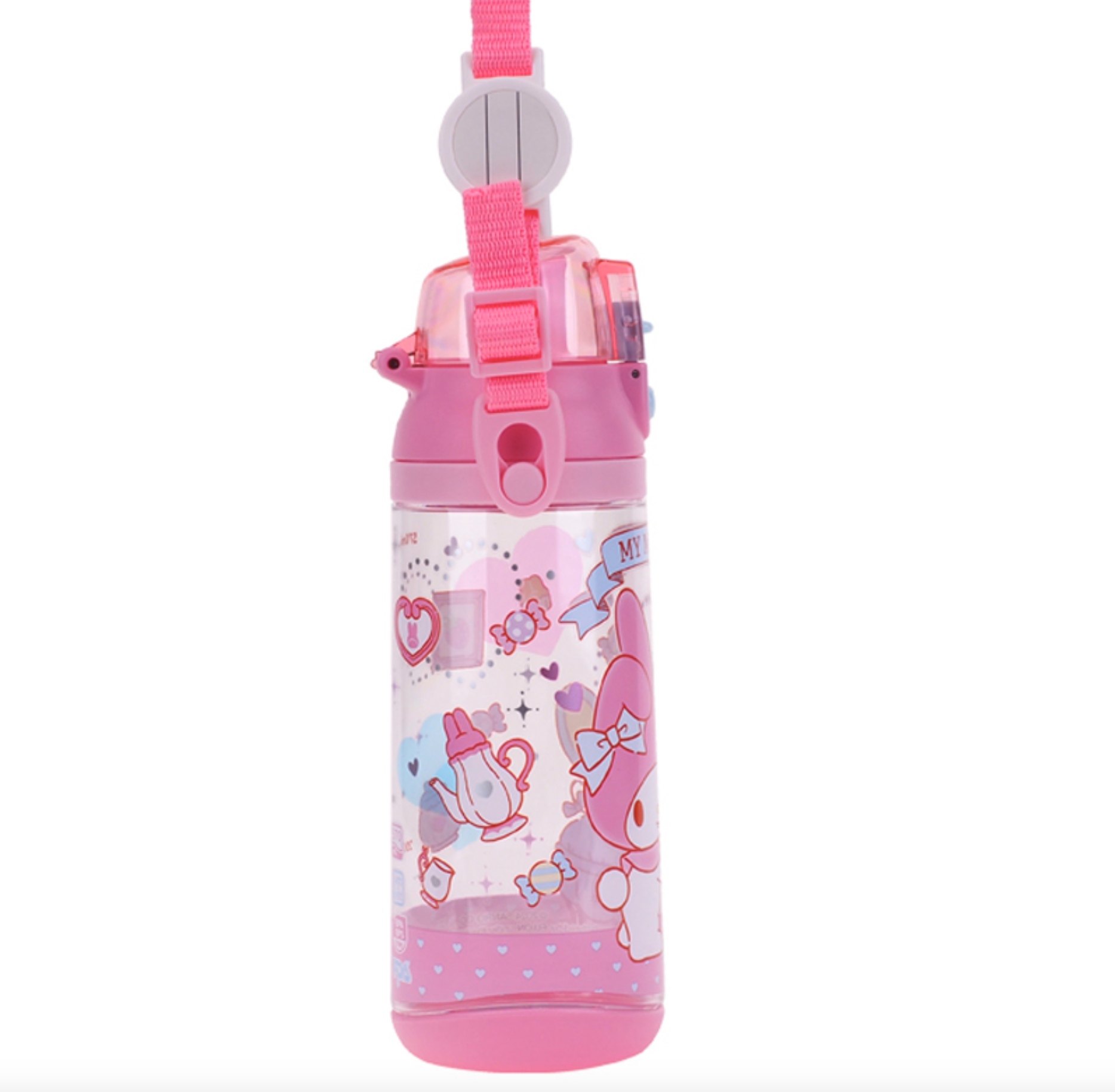 My Melody 570ml BPA & BPS Free 膠水樽連頸繩 9-7781-3
