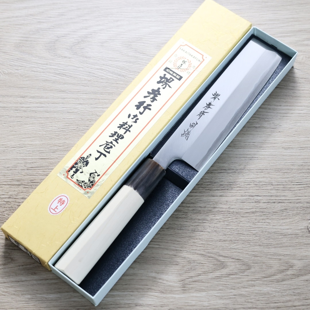 堺孝行 特上 薄刃 165mm 白紙鋼