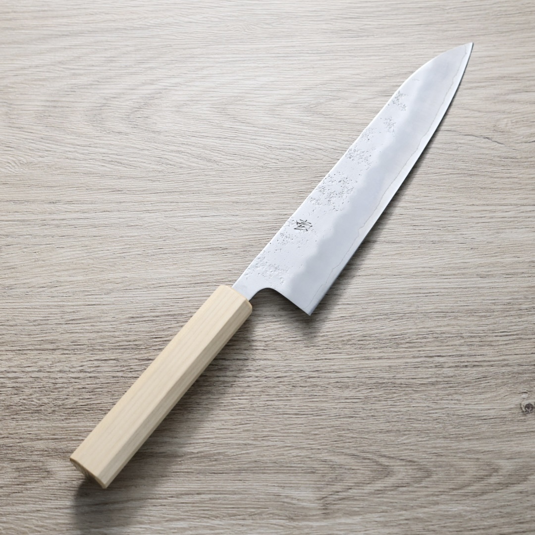 作SAKU 壱 牛刀 210mm 銀三鋼 梨地
