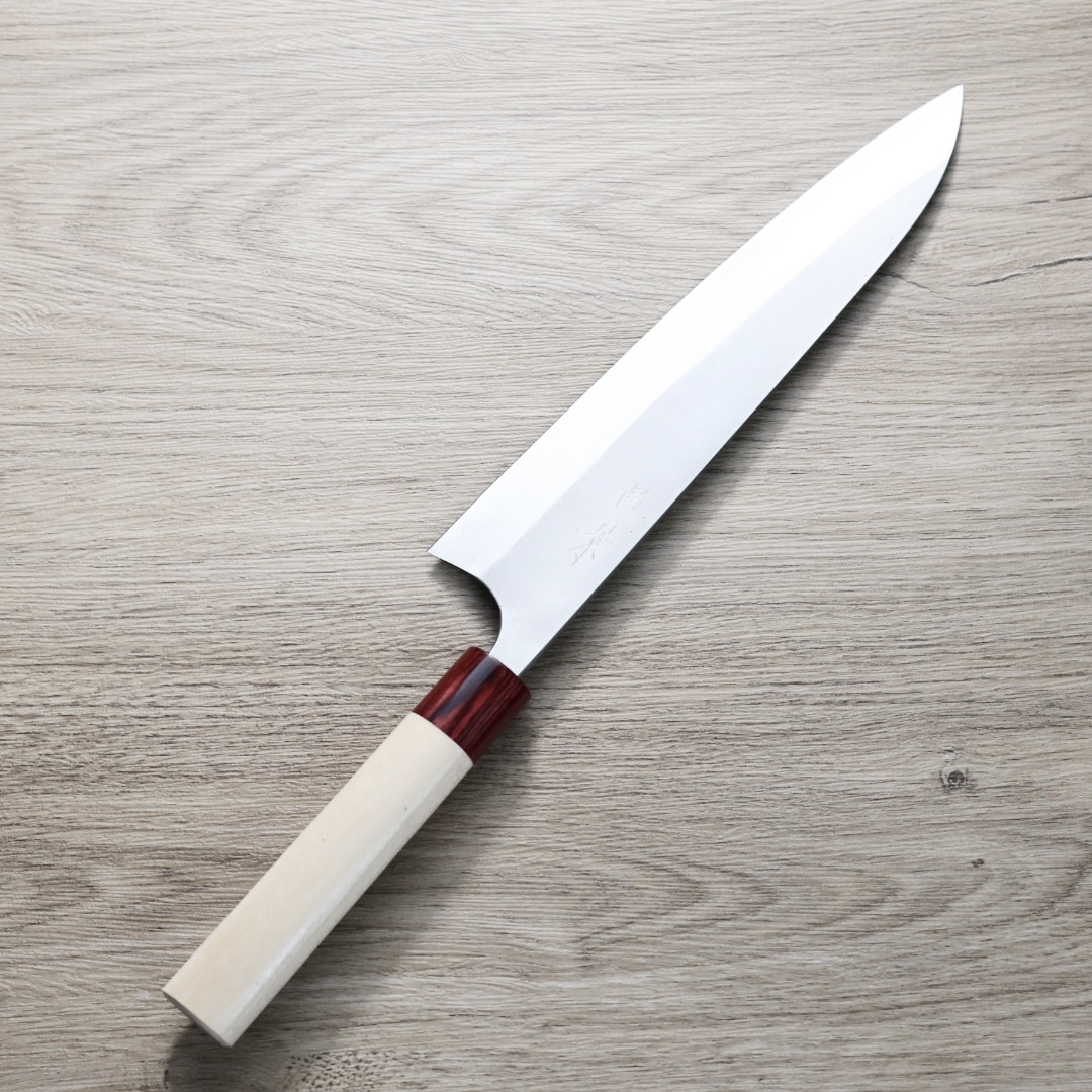 昌景 雪 牛刀 240mm 白紙鋼