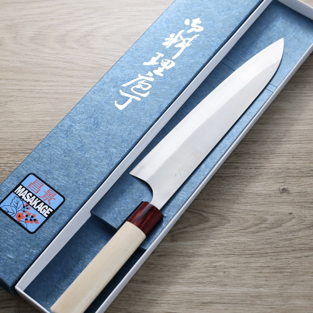 昌景 雪 牛刀 240mm 白紙鋼