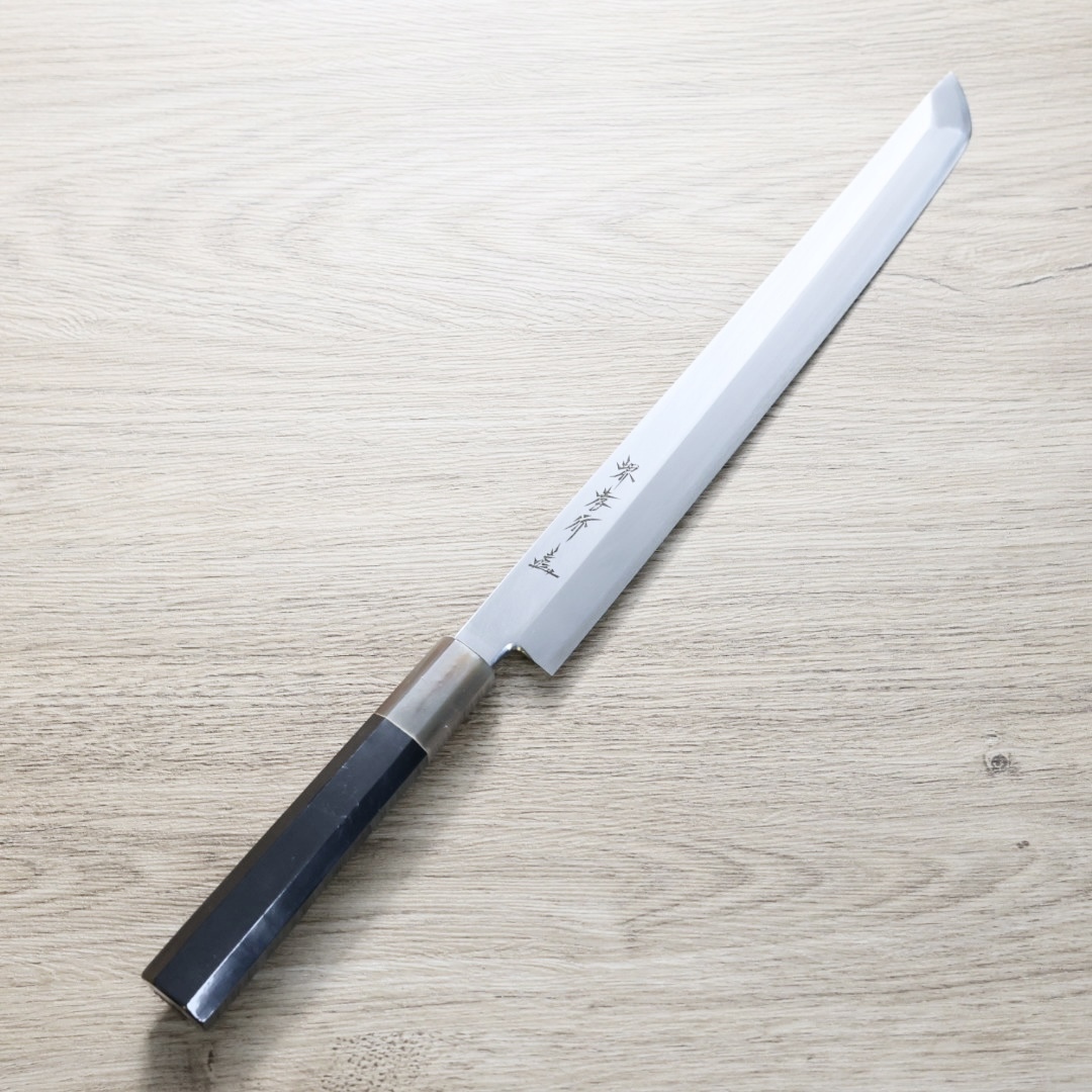 堺孝行先丸蛸引270mm 銀三鋼黑檀柄