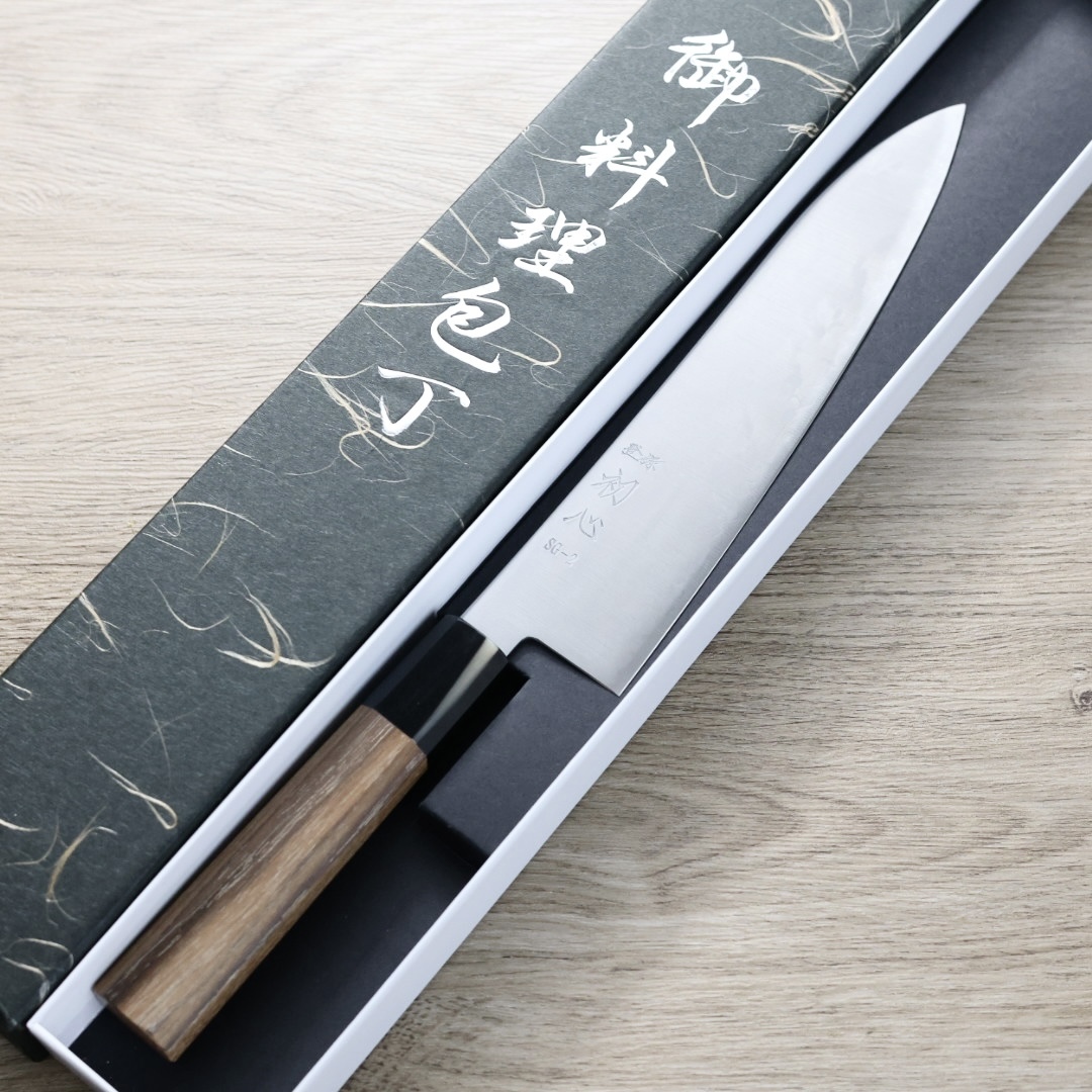初心 隼 和牛刀 210mm SG2鋼