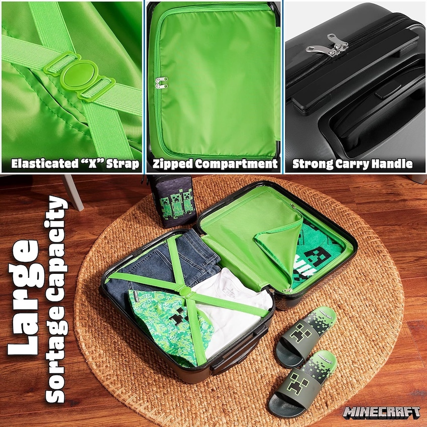 美國 Carry On 18" Minecraft 兒童行李箱