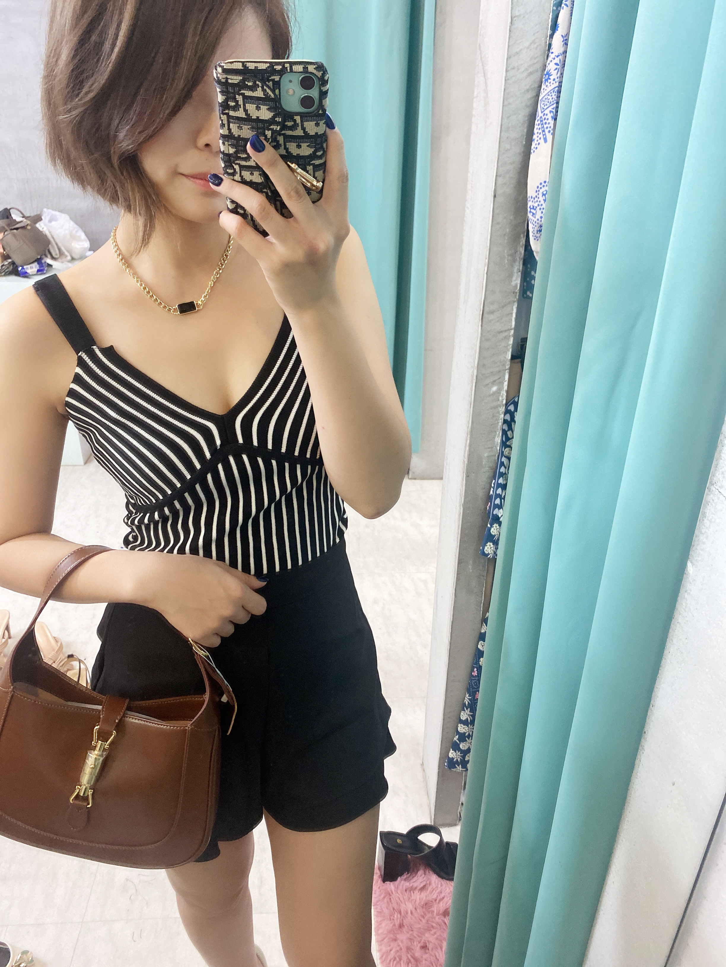 馬銜釦 雙背帶賈姬包(多色)