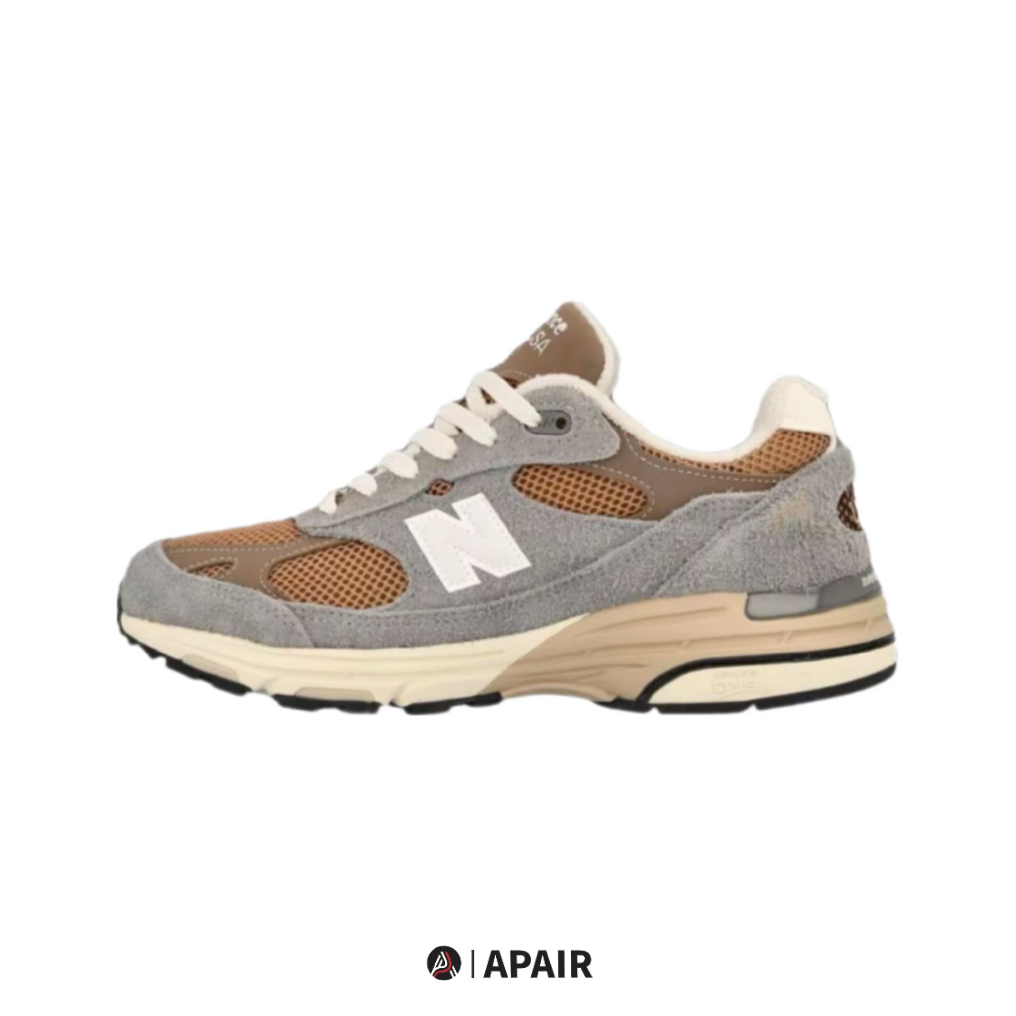 【APAIR】預購 New Balance Nb 993 “shadow grey/Driftwood” 灰咖 奶油底 美製鞋 復古跑鞋 U993GG