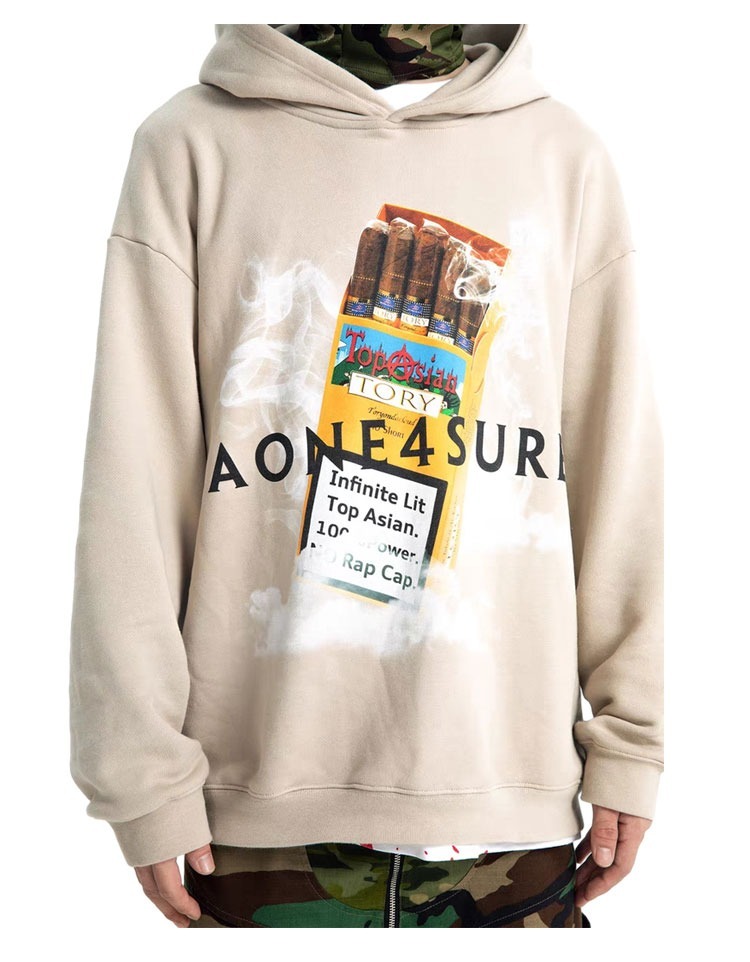 AONE4SURE x Toryondacloud 雪茄印花  帽T