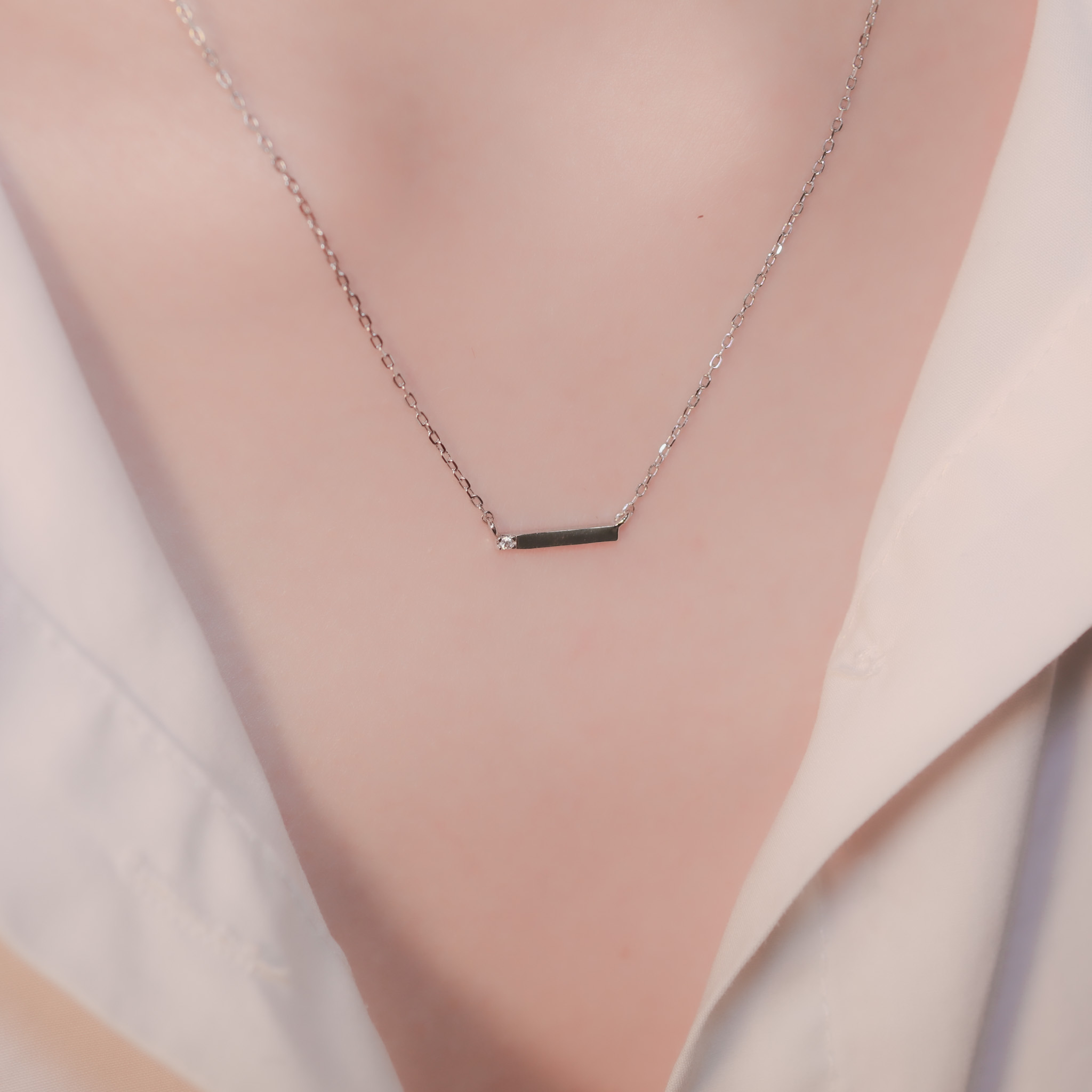 | 925純銀・白金 | 伊始項鍊 | NE1189 |