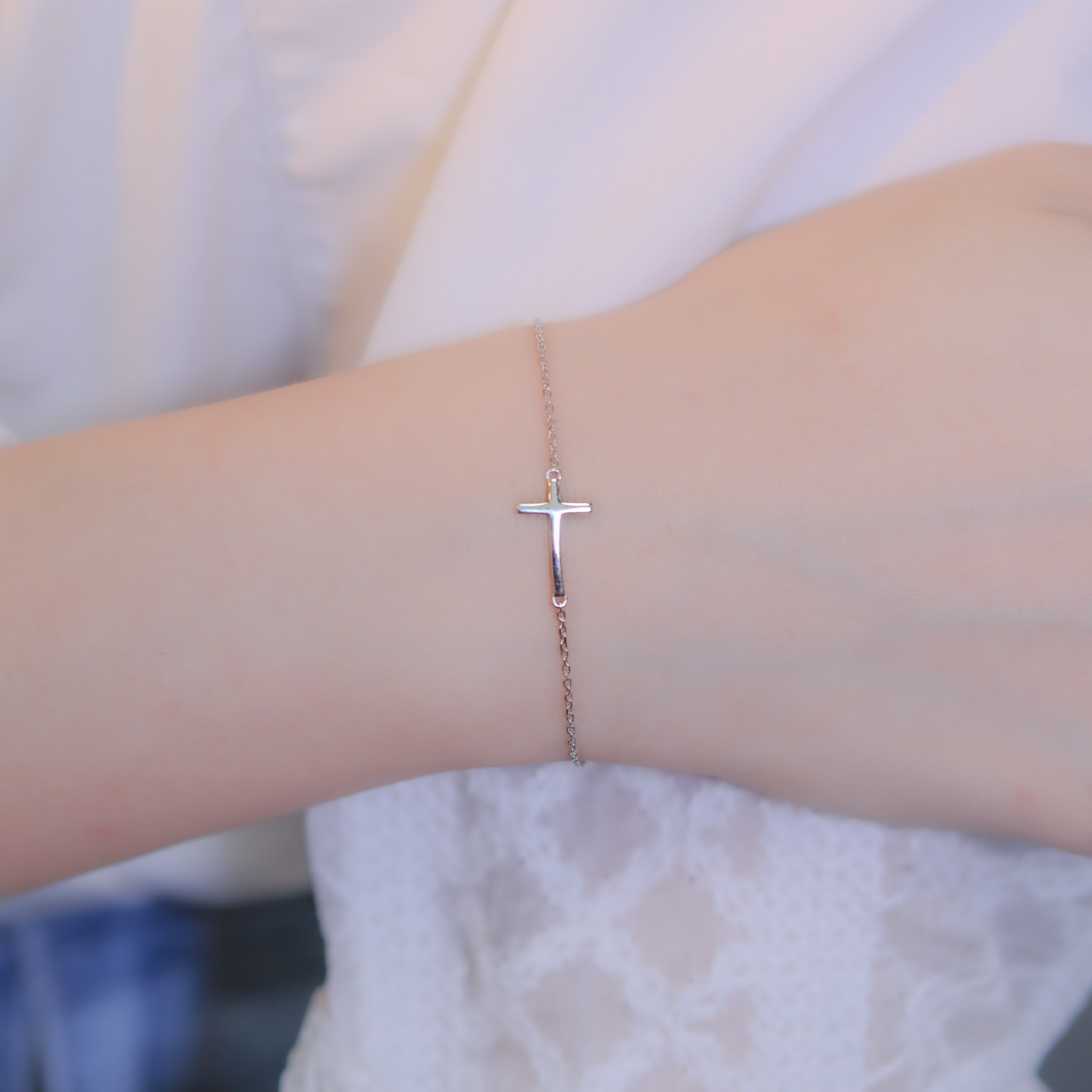 | 925純銀・白金 | 一直相信手鏈 | BR1129 |