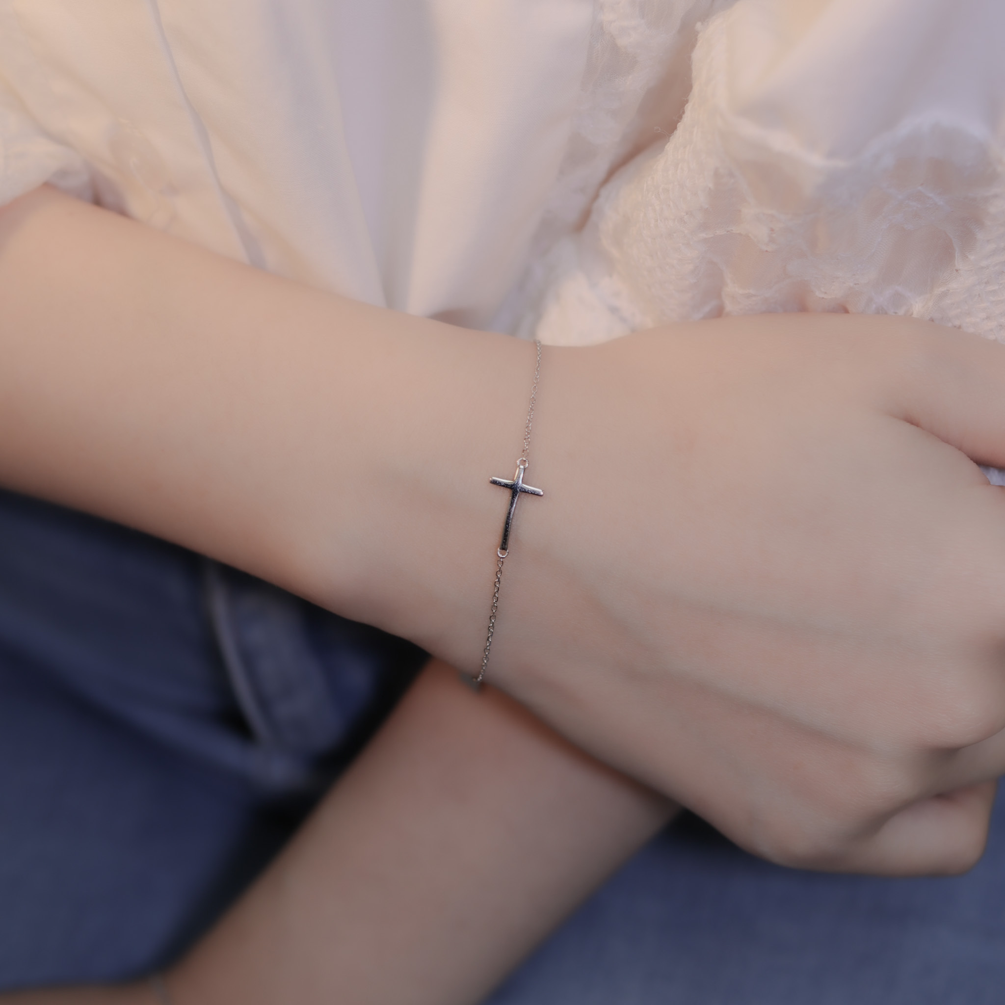 | 925純銀・白金 | 一直相信手鏈 | BR1129 |