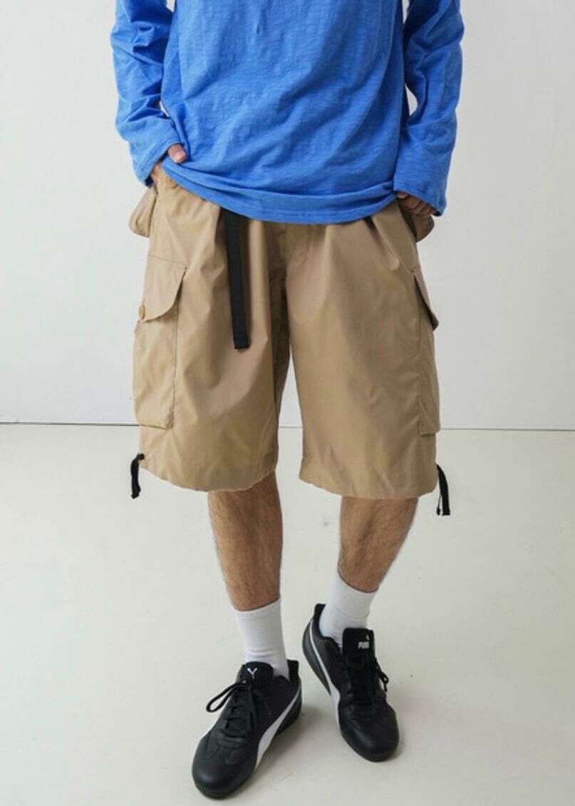 淨色工裝短褲 DDM-042P