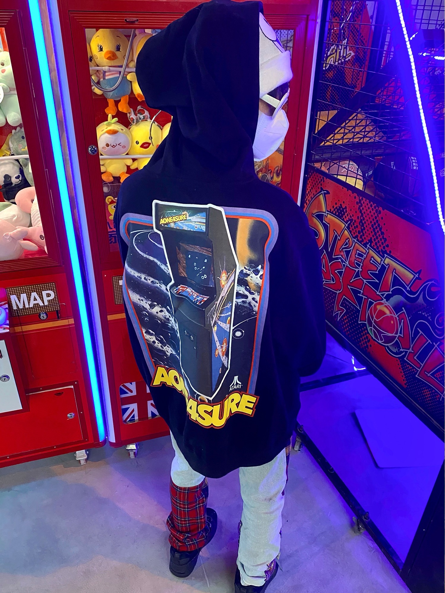 Aone4sure 美式復古  遊戲機台 帽T