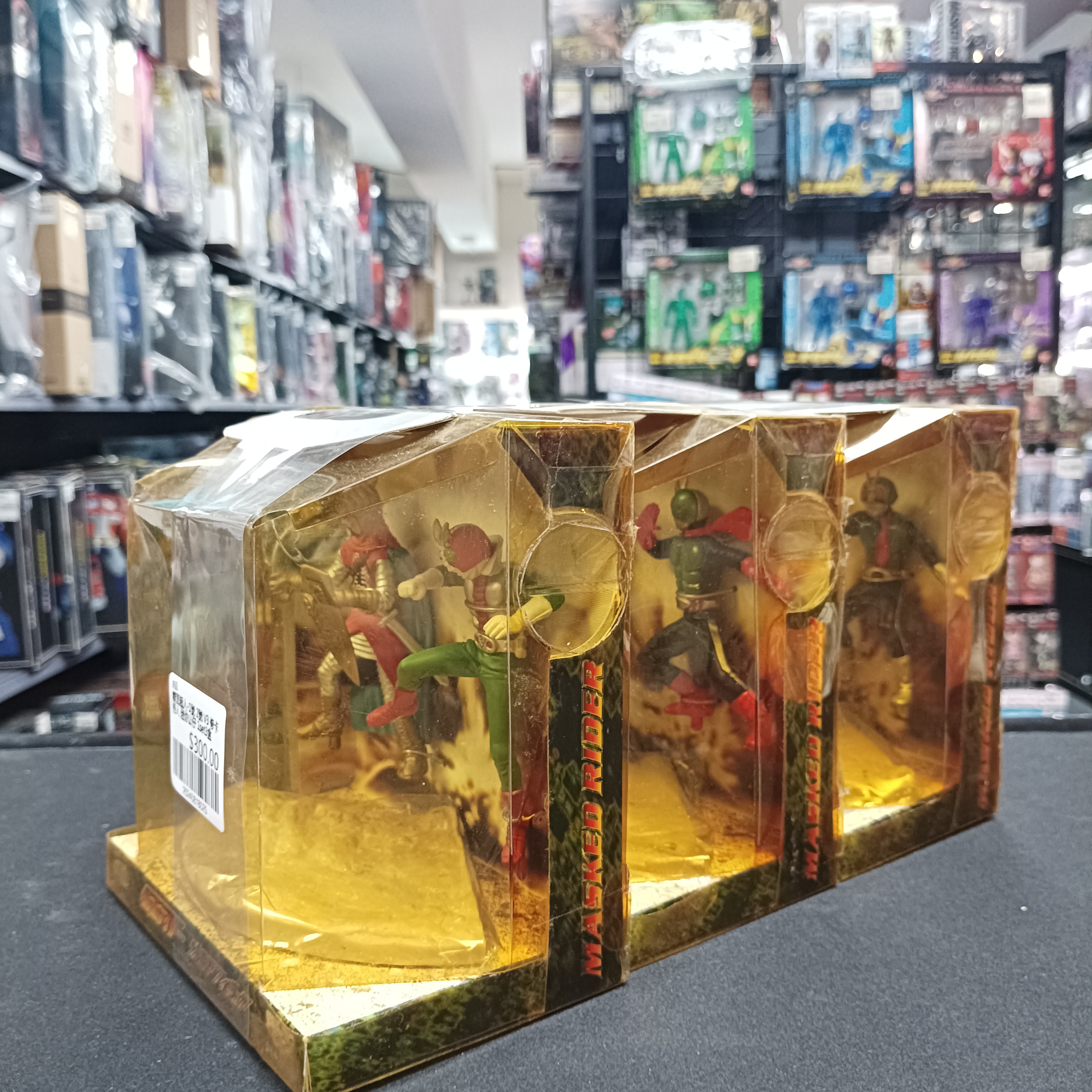 幪面超人-1號 2號 V3 修卡怪人 迷你公仔 1set3盒