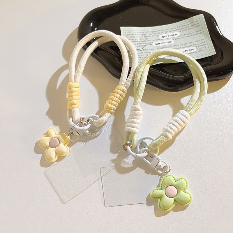 《4633》INS風多巴胺花朵手機掛繩