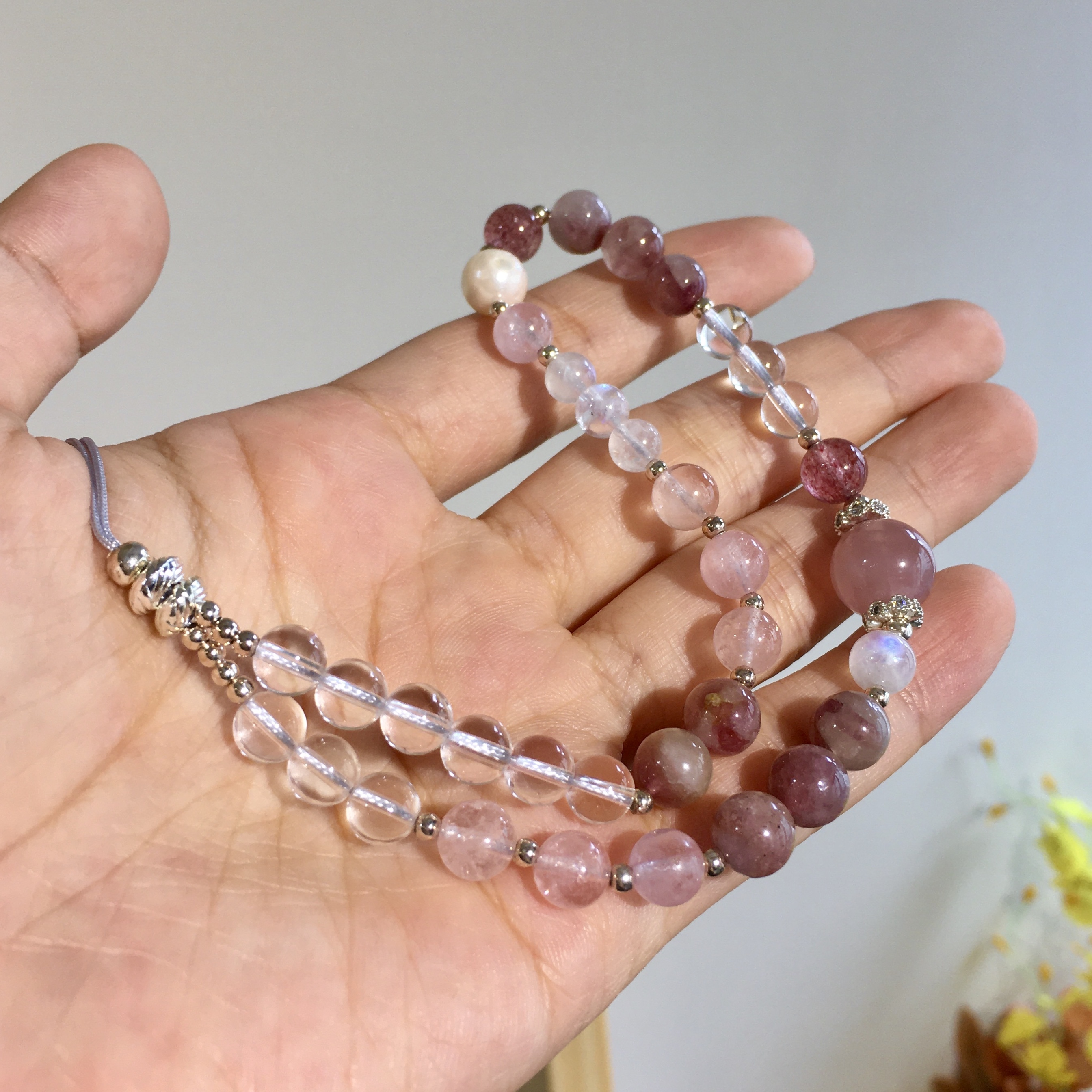 手作系列 - 人緣水晶電話繩