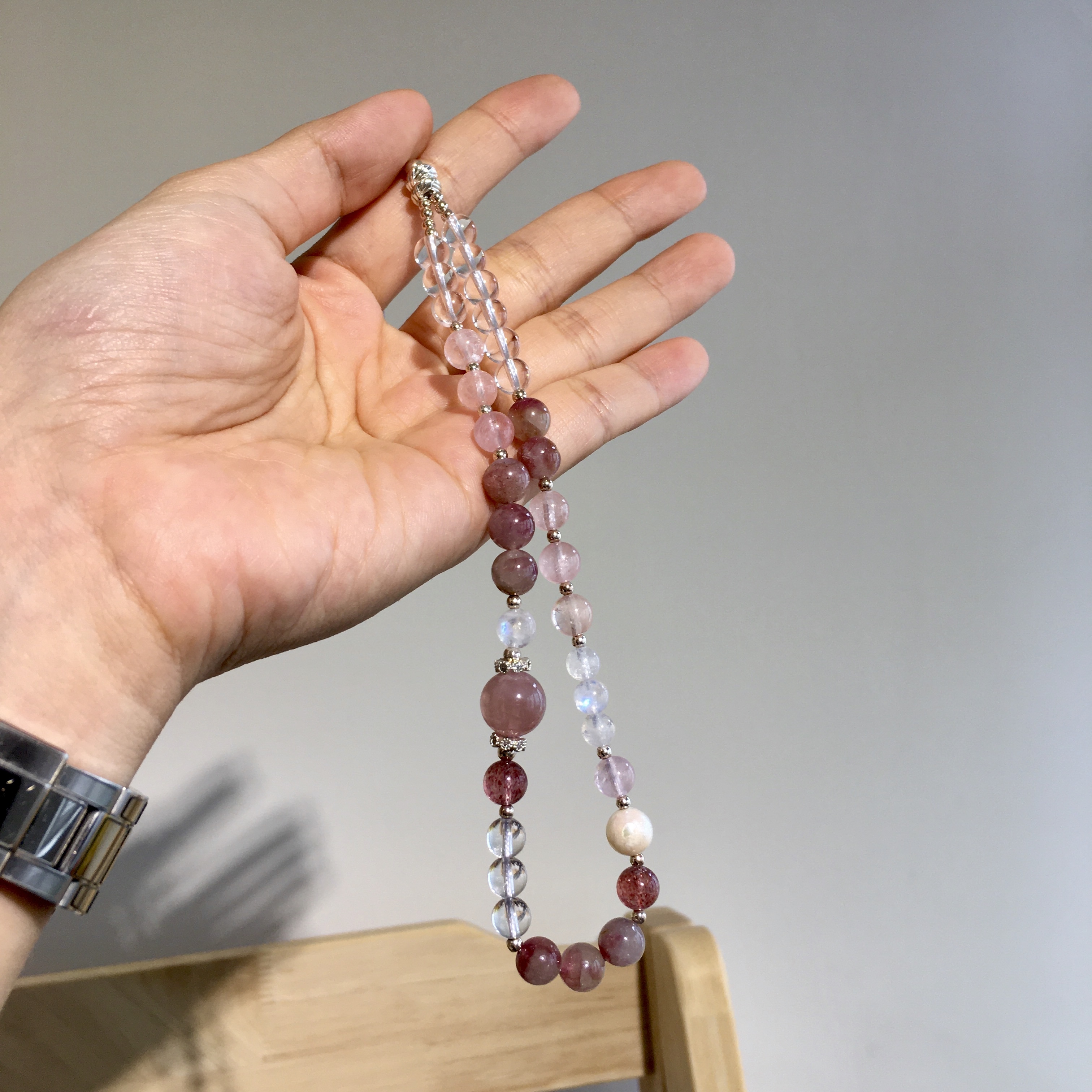 手作系列 - 人緣水晶電話繩