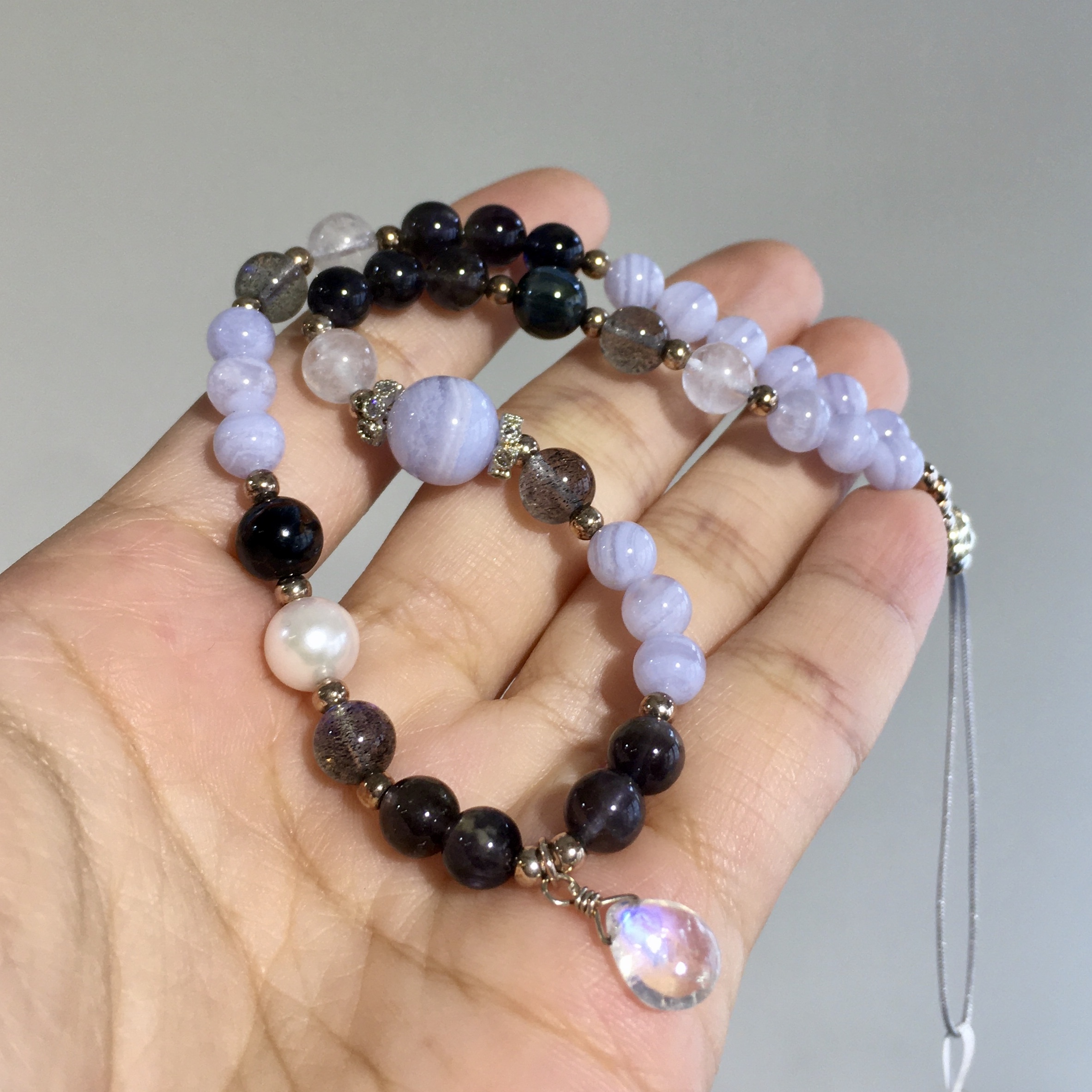 手作系列 - 減壓水晶手機繩