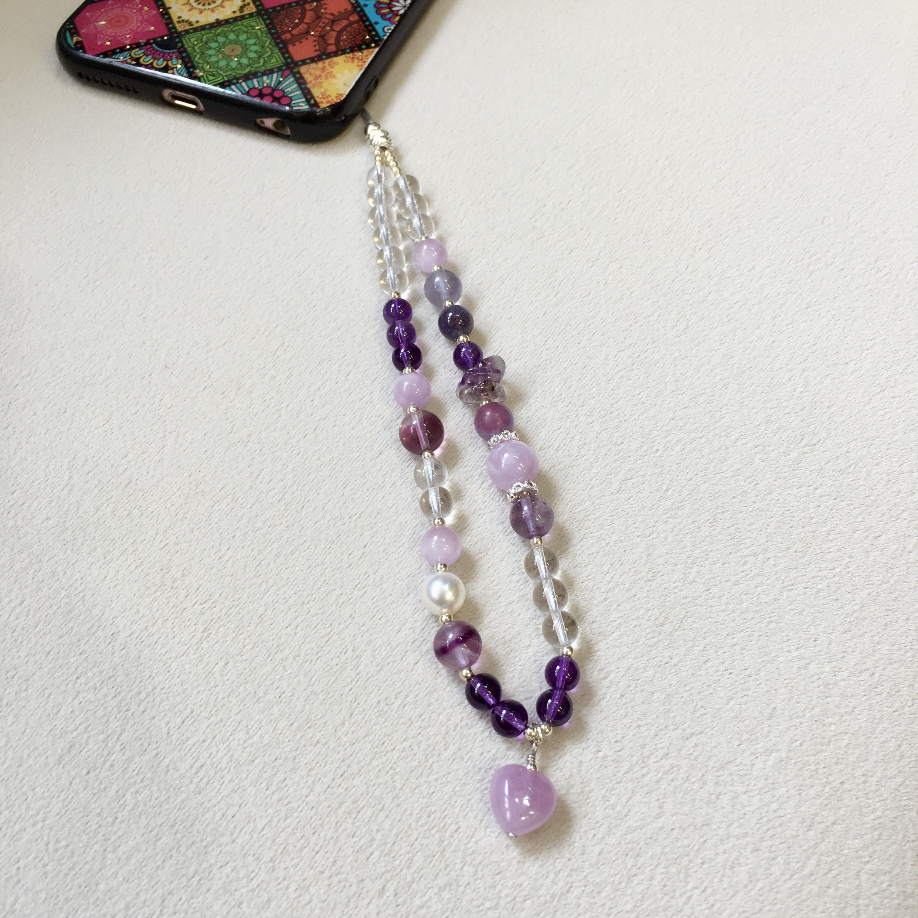 手作系列 - 療癒水晶手機繩