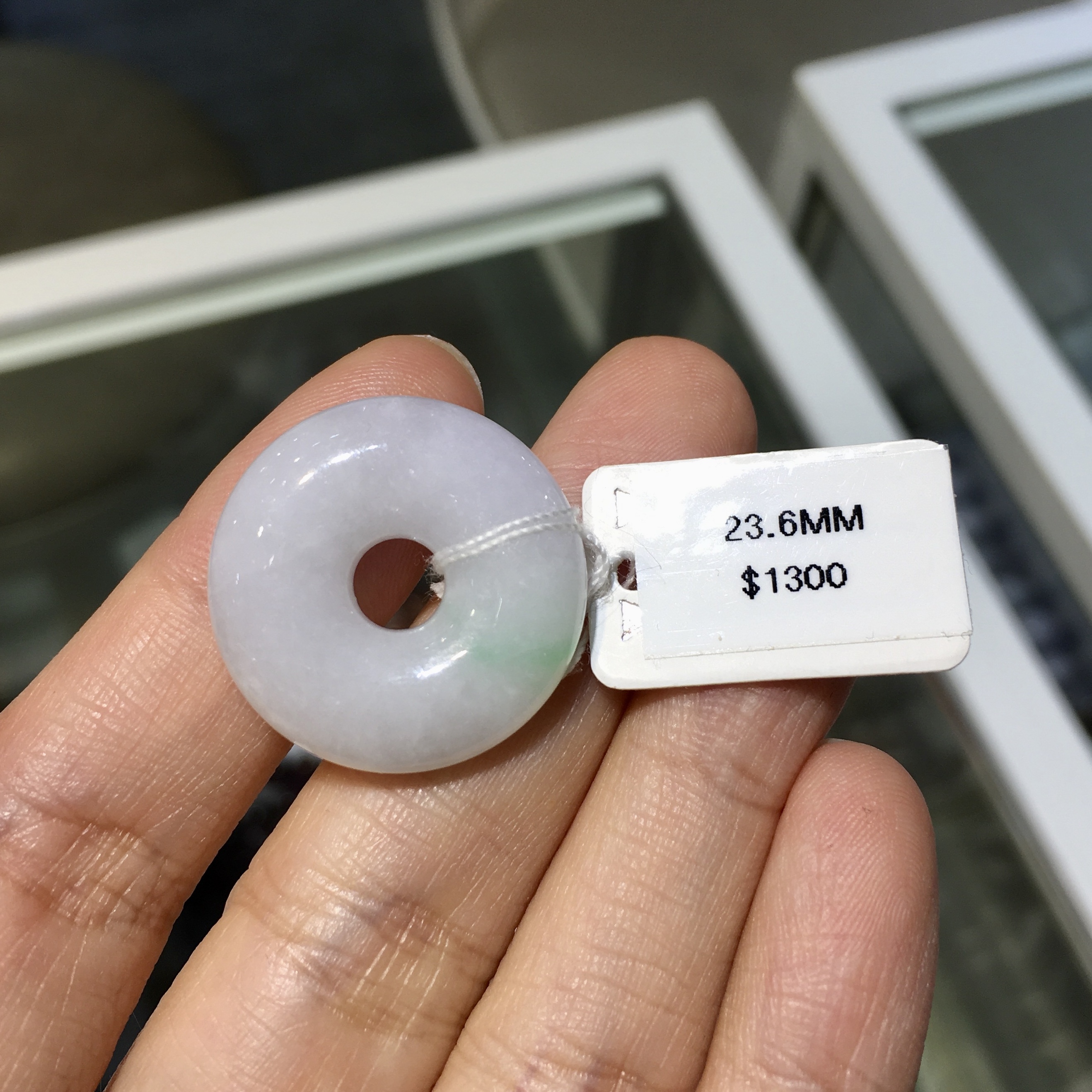 春掛彩翡翠平安扣 - #2