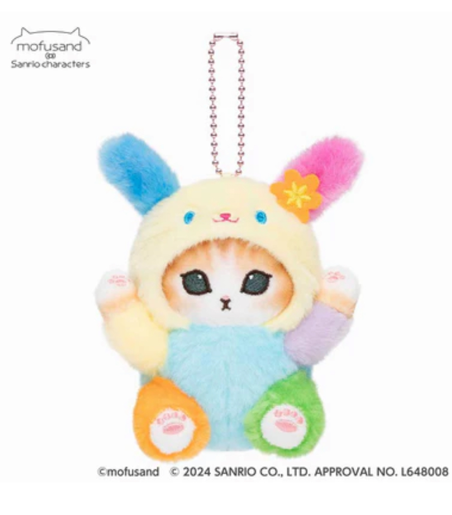 日本限定 mofusand x Sanrio 12cm 角色 迷你 吉祥物掛飾