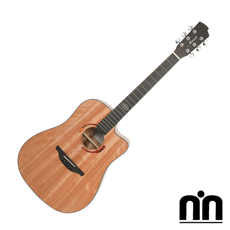 Nightwish Miwish DSCC-L 全桃花心木 面單板 41吋 民謠吉他 含厚琴袋