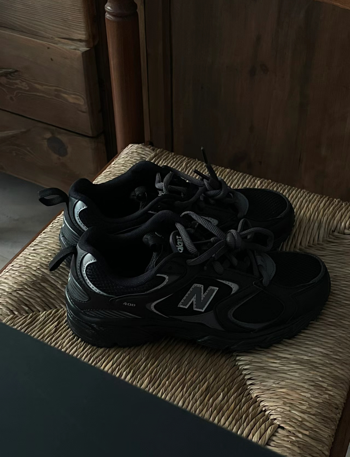 New Balance NB 408 全黑 黑銀 黑武士 Y2K 運動鞋 ML408K/預購