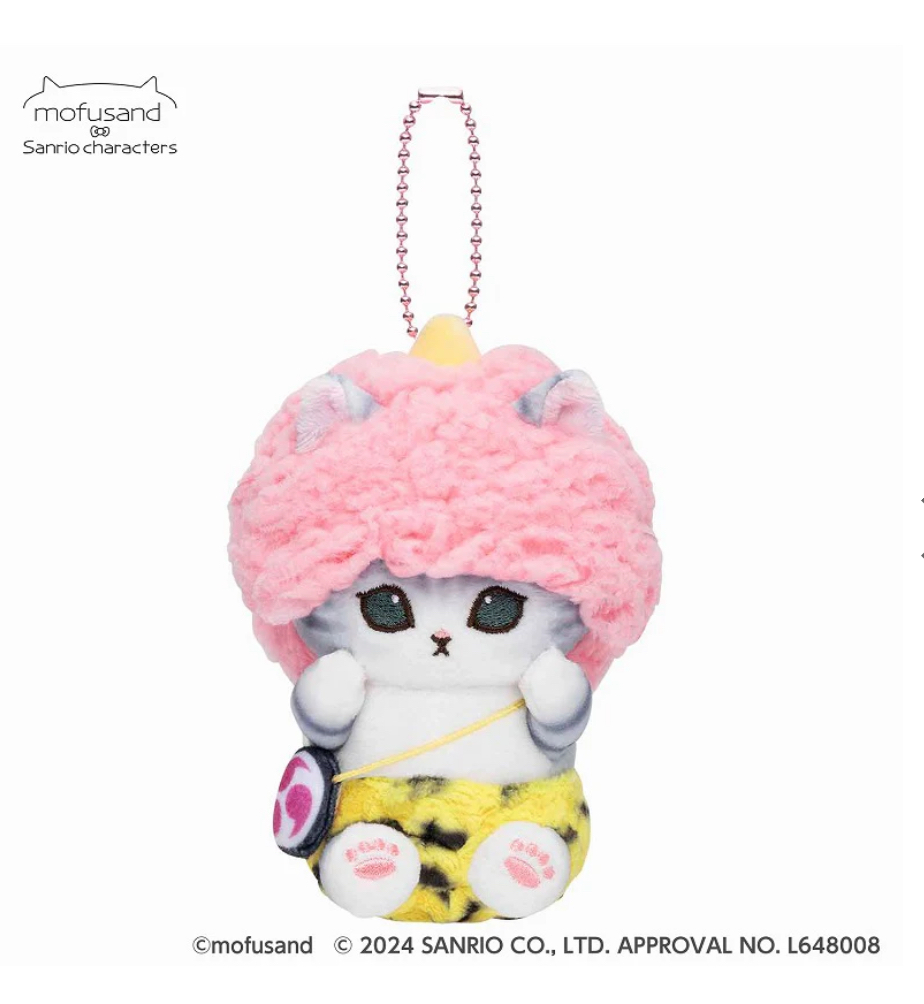 日本限定 mofusand x Sanrio 角色 12cm 迷你 吉祥物掛飾