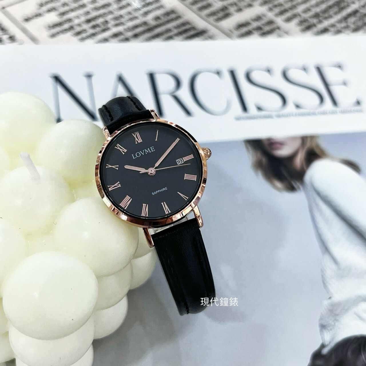 【LOVME】羅馬學院風腕錶 VL3012S-43-341 28mm 現代鐘錶