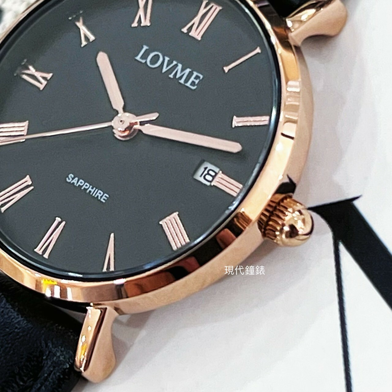 【LOVME】羅馬學院風腕錶 VL3012S-43-341 28mm 現代鐘錶