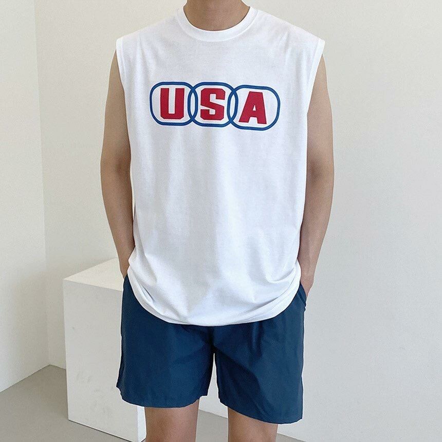 英文字背心 Not-019V