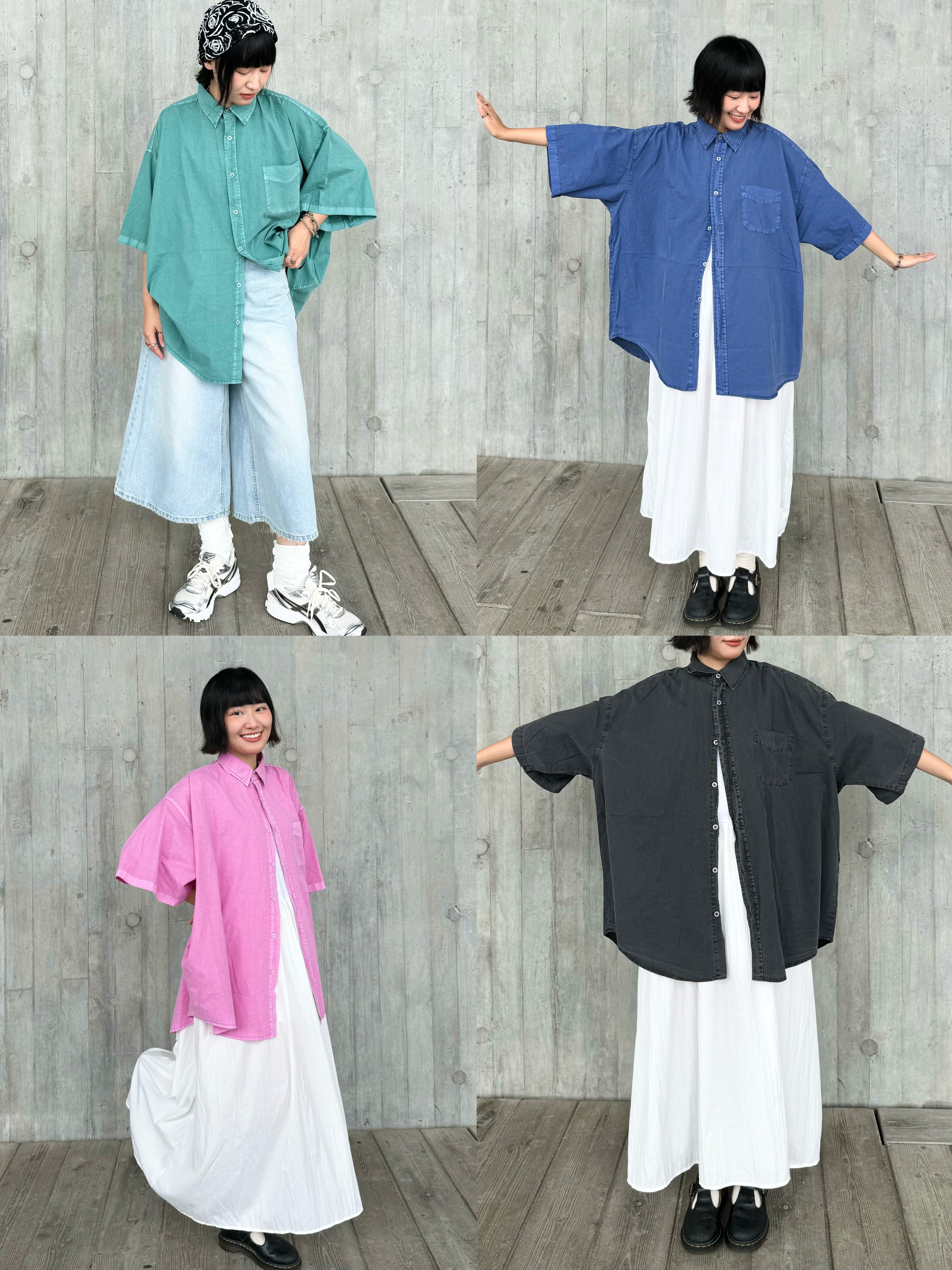 男生感薄料vintage色恤