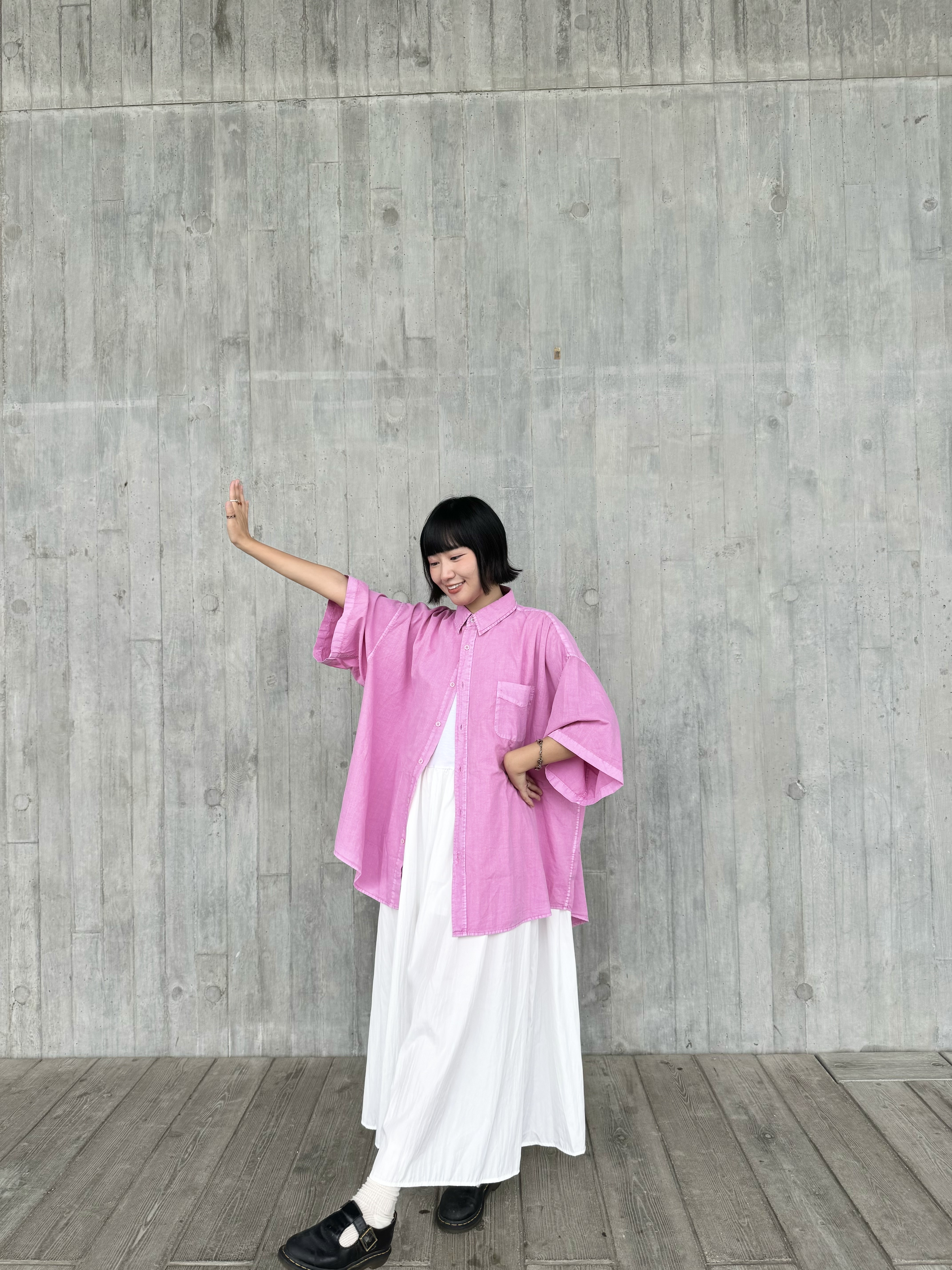 男生感薄料vintage色恤