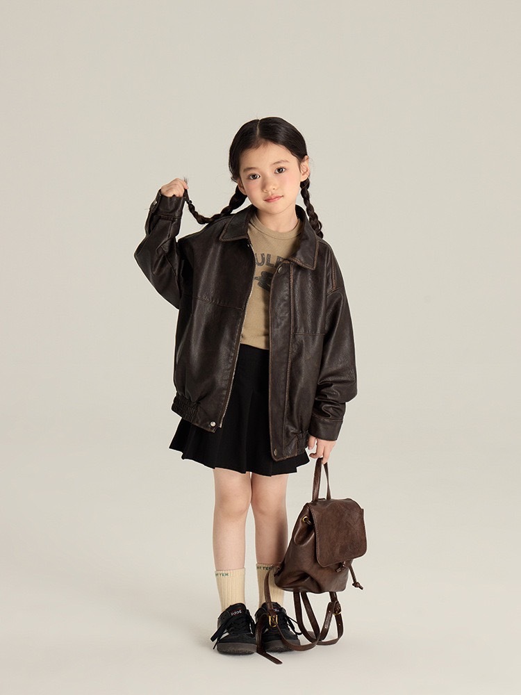 男女寶都可以的帥氣皮外套