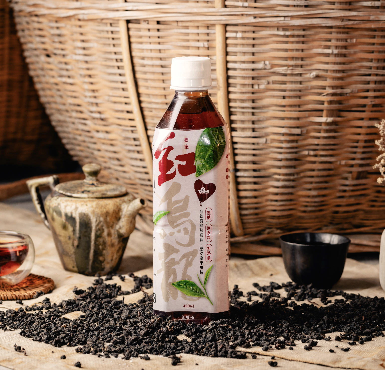 【博雅齋】紅烏龍茶 熱氣球聯名款 新裝上市 490ml-24入/1箱