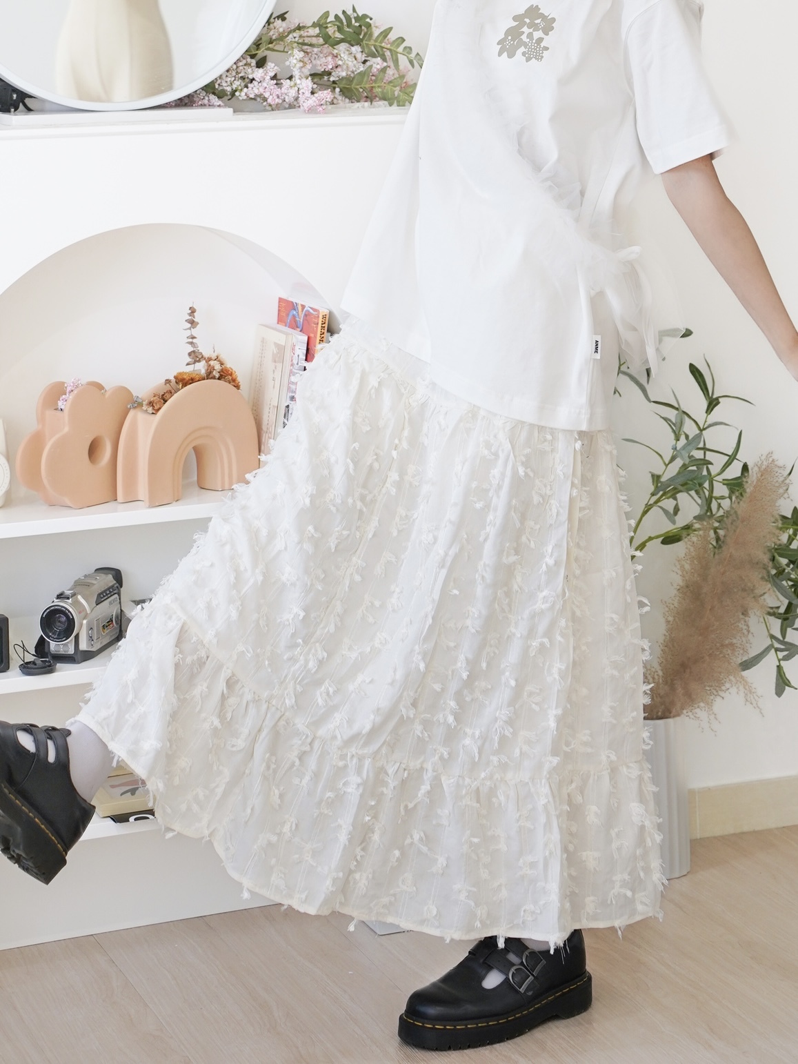 精緻流鬚感魚尾裙 · 2色入