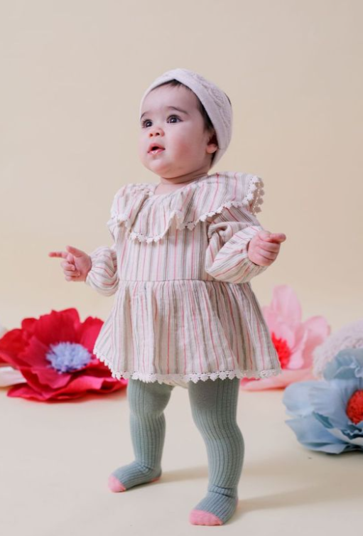 LOUISE MISHA│India Rompers波西米條紋包屁衣．Multicolor Stripes