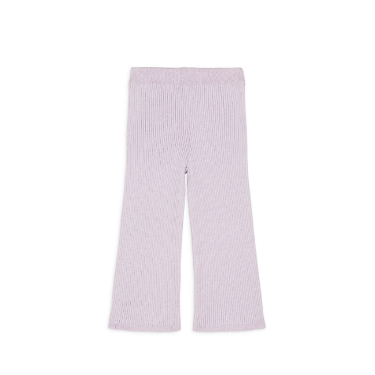 預購𓂃LOUISEMISHA│Salia Pants羅紋鬆緊針織喇叭褲．Parme
