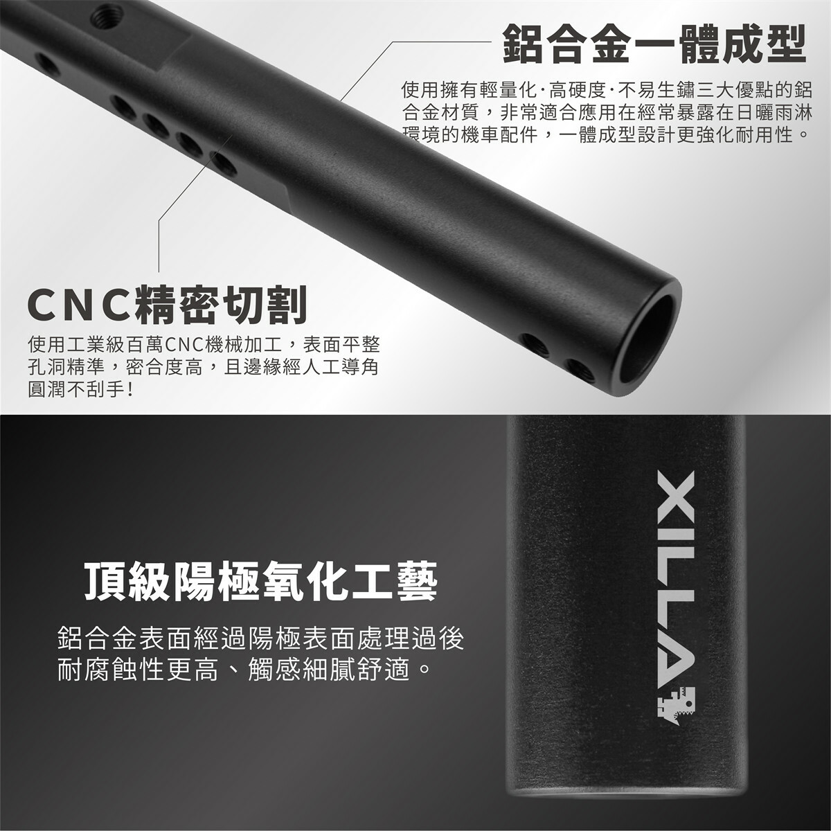 【XILLA】多功能鋁合金萬用橫桿 RTS 125/135/R 165 -  Webike摩托百貨