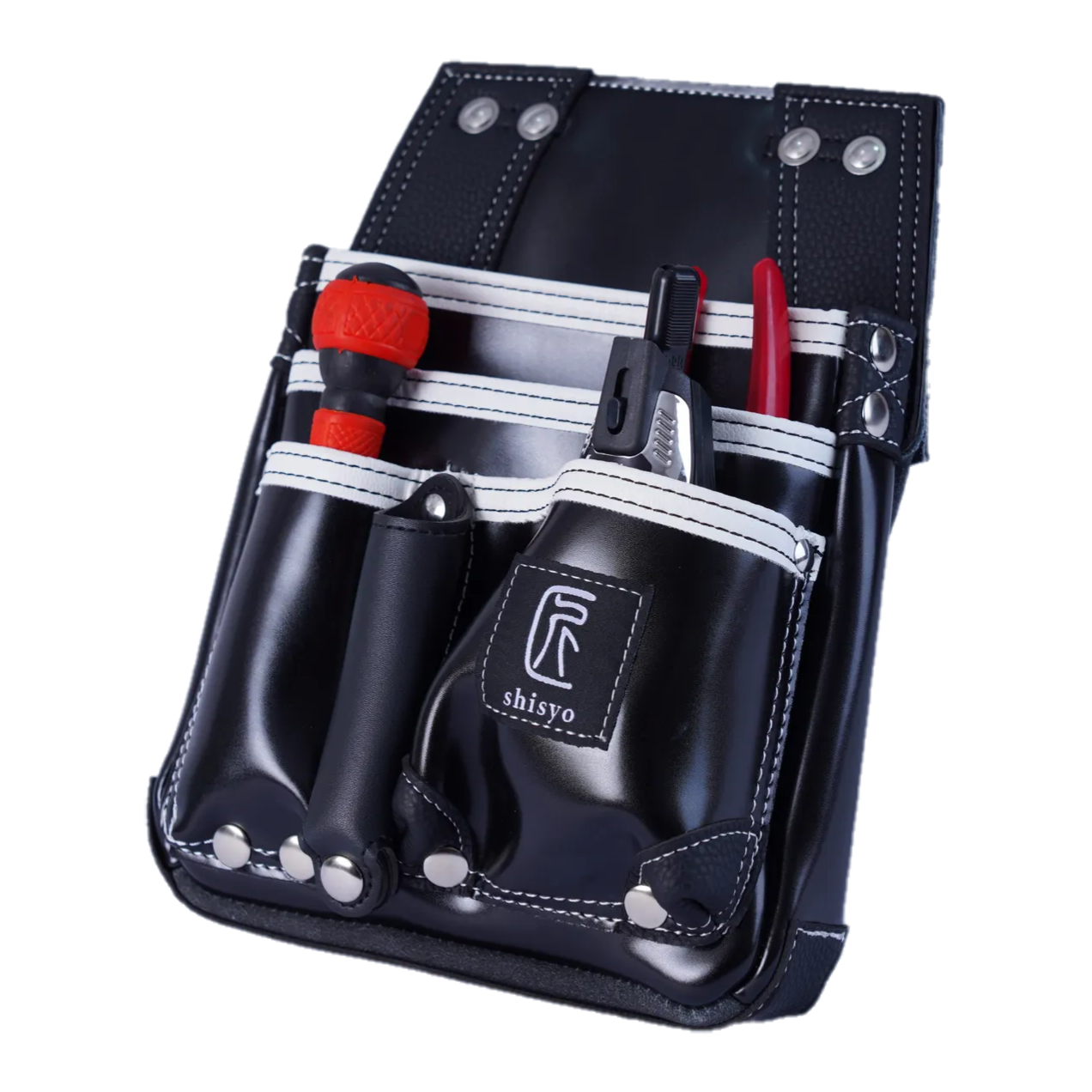 SHISYO師匠 - 真皮二層（小）木工工具袋 [SG-01]