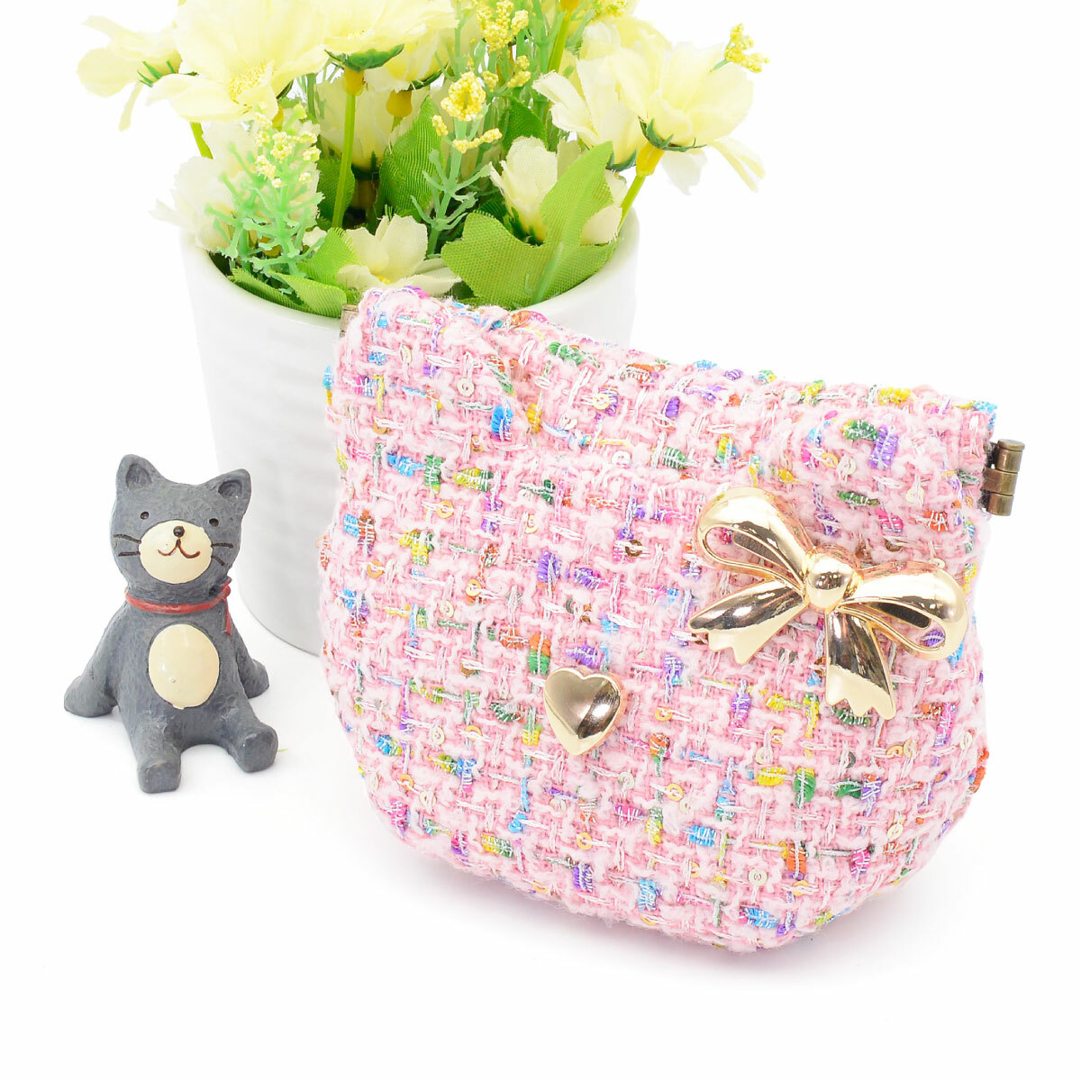 12公分彈片夾口金(2組/入)【贈可愛動物彈片口金零錢包紙型】