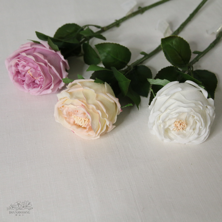 人造花 奧斯汀保濕玫瑰 3色