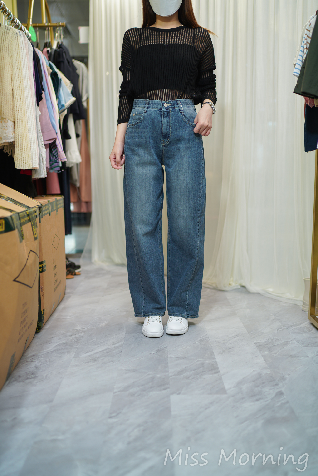 一套2件(14075)&超靚cut長牛仔褲(33790)