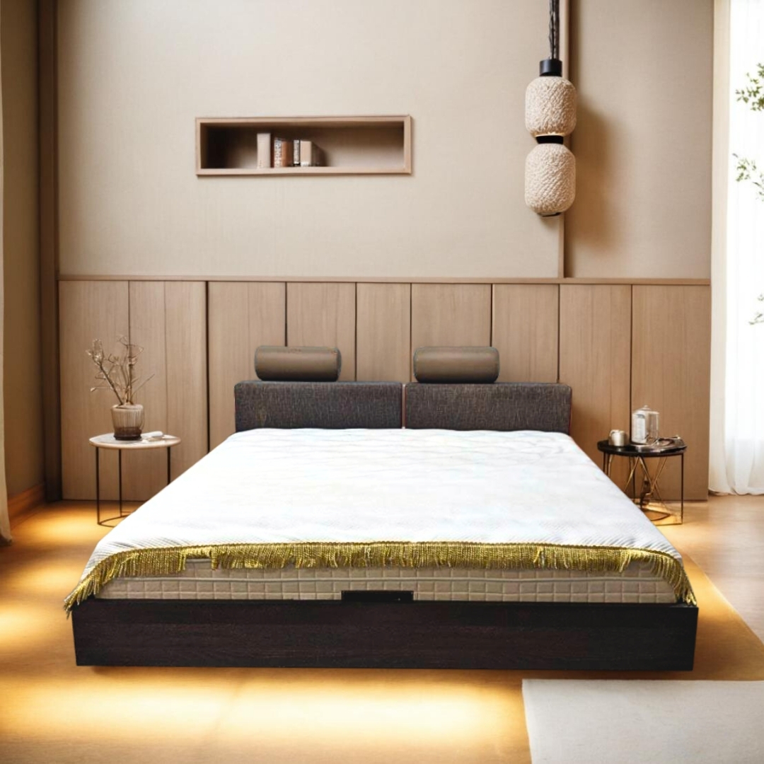 零碼特賣︱里克︱懸浮設計6尺實木床組