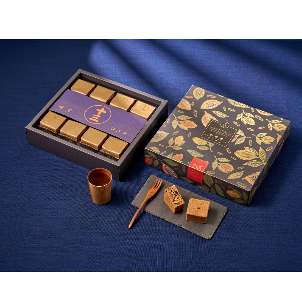 【小雨果巧克力】可可核桃酥-12入(屏東十大伴手禮)