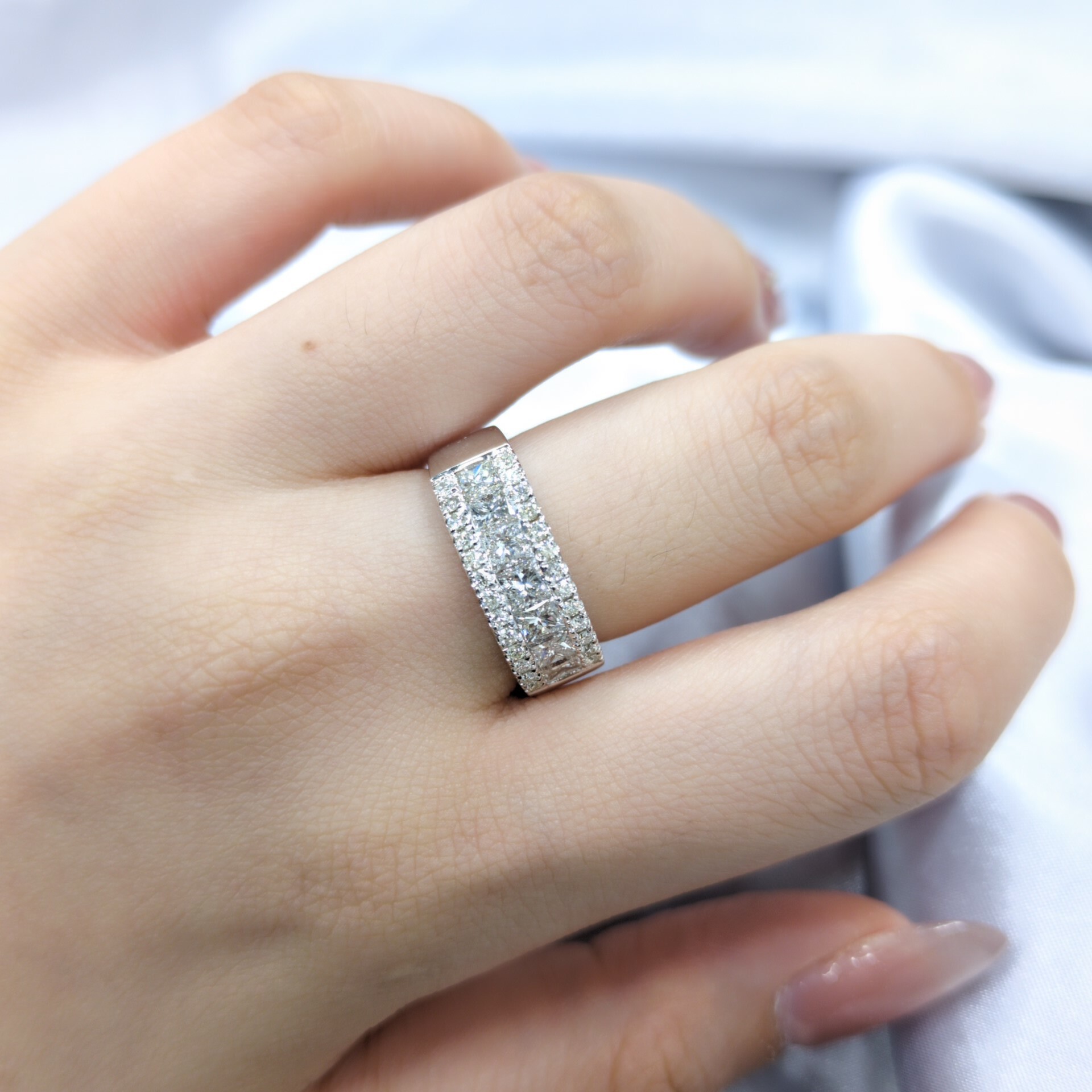 18K White Gold 1.40ct Diamond Ring