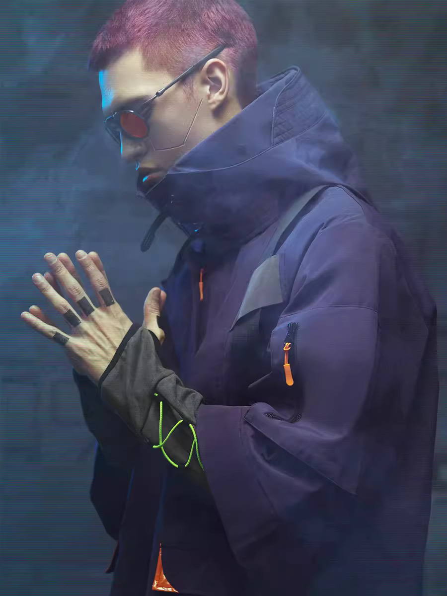 不作惡「機能連帽判客道袍」