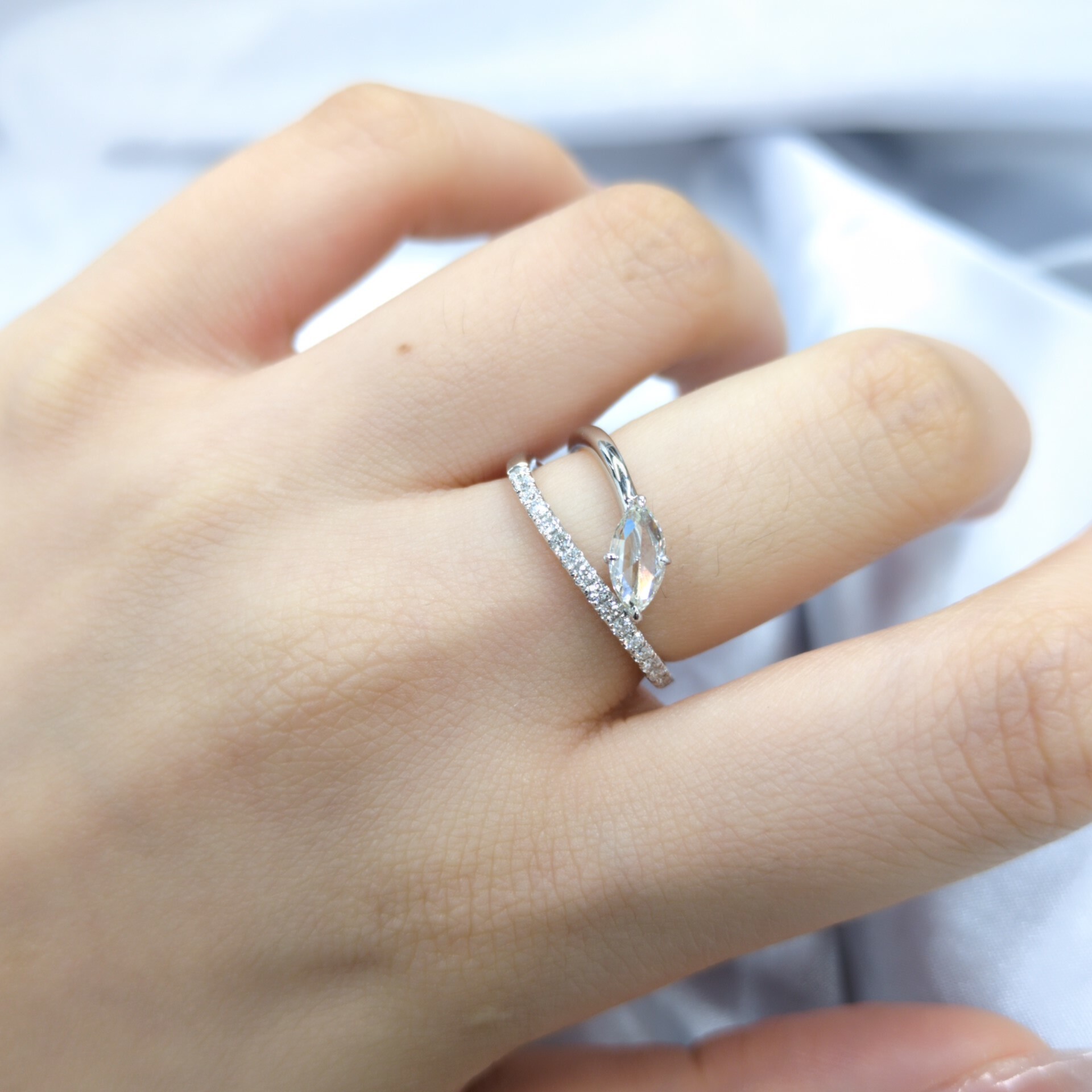 18K White Gold 0.48ct Diamond Ring